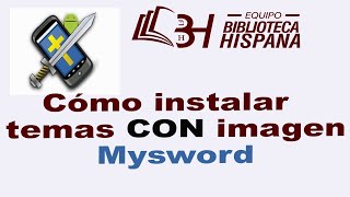 Mysword para poner temas CON imagen [upl. by Tanitansy]