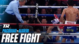 Manny Pacquiao Drops Algieri 6 Times in 1 Fight  Manny Pacquiao vs Chris Algieri  FREE FIGHT [upl. by Drooff535]