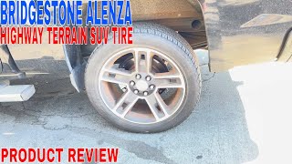 ✅ Bridgestone Alenza AS 02 Highway Terrain SUV Tire 27550R22 111 T 🔴 [upl. by Deppy]