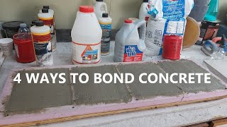 4 Ways To Bond New Concrete To Old Concrete [upl. by Euqnimod834]