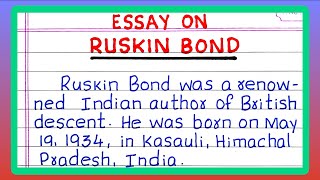 Ruskin Bond Reflections on a life of writing [upl. by Trista752]