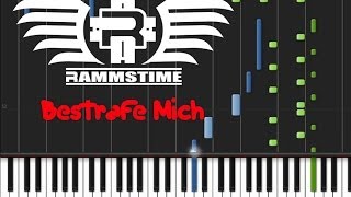 Rammstein  Bestrafe Mich ♫ ORIGINAL MIDI  Synthesia [upl. by Earvin]