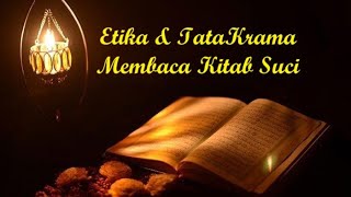 ETIKA amp TATAKRAMA BACA 2 PQ Kemang Dalam [upl. by Niobe]