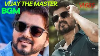 Vijay the master movie title track ll master BGM ll master vijaythemaster thalapathy leo viral [upl. by Eadas454]