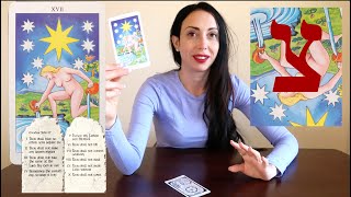 The Star Card Tarot Hidden Meanings Hebrew Letter and Symbols [upl. by Nosidda]