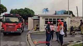 Nation Update Fire at Barbados Archives [upl. by Christos]