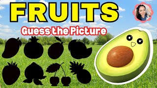 Guess the Fruits  Kids Guessing Game  Learn with Teacher Sami [upl. by Nalo]