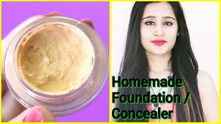 DIY CONCEALERFOUNDATION in 2 Easy Steps  Fair Skin amp Full Coverage [upl. by Seidnac366]