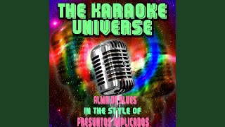 Alma De Blues Karaoke Version In the Style of Presuntos Implicados [upl. by Enicar707]