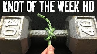 How to Tie the Constrictor Knot  ITS Knot of the Week HD [upl. by Adav658]