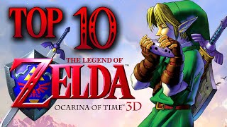 Top 10 The Legend of Zelda Ocarina of Time Songs [upl. by Nelson]