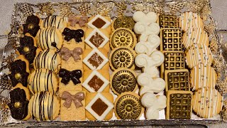 Easy traditional Moroccan cookies with white and milk chocolate [upl. by Aehtorod]