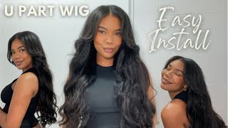 No Braid Down EASY UPart Wig Install  Soft Curls  BEGINNER FRIENDLY  Ft Alipearl Hair [upl. by Aisanahta619]