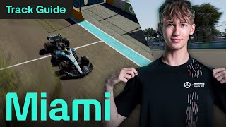 Long Straights Sharp Corners 🌴  Miami Track Guide [upl. by Nannah]