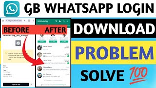 how to download gb whatsapp  how to install gb whatsapp in android phone✅ Gb whatsapp download link [upl. by Rosenzweig]