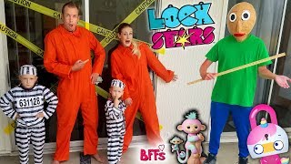 Baldis Basics in Real Life Escape Room 7 Lock Stars Scavenger Hunt [upl. by Stead]