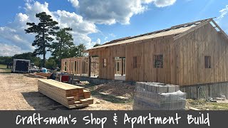 Framing Apartment  Craftsman’s Shop amp Pouring a Porch [upl. by Thatch]