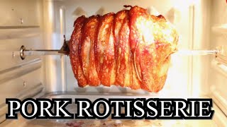 PERFECT PORK ROTISSERIE  VERY SIMPLE AIR FRYER [upl. by Barncard]