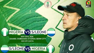 Where to Watch Nigeria vs Sierra Leone Live Streaming of AFCON 2022 Qualifier [upl. by Miru]