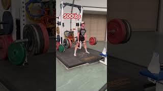 500lbs Deadlift  sumo deadlift gym personalgrowth progress athlete sports [upl. by Yhcir945]