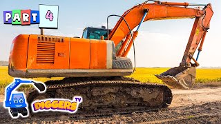 Big Diggers amp Giant Dump Trucks  Diggers TV Diggers For Kids [upl. by Nnadroj445]