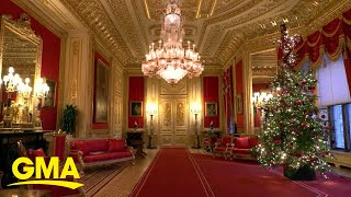 A look at a royal Christmas celebration at Windsor Castle [upl. by Erickson]