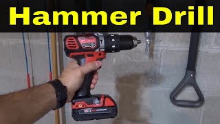 How To Use A Hammer DrillTutorial [upl. by Inavoj]