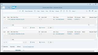 Goods Receipt Purchase Order Entry in SAP Part2 [upl. by Zoellick3]