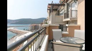 SOLD Lustica Bay Studio overlooking the Beach and Marina with Spectacular Sea Views [upl. by Atiuqal413]