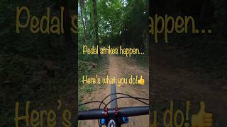 Pedal strikes happen… here’s what to do mtb mtbtrails crash fail [upl. by Gombach367]