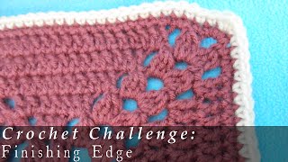 Crochet Challenge  Finishing Edge [upl. by Ettenom20]