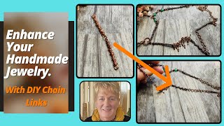 Super Easy DIY Chain Links  Mastering Wire Wrapping Crafting Stunning Chain Links amp Connectors [upl. by Niahs]