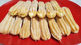 Como hacer churros horneados rellenos [upl. by Laurice483]