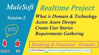 MuleSoft  Realtime Project Session2 vitechtalks  Requirements Gathering  Azure Devops  BFS [upl. by Hinson]