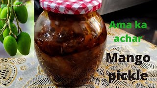 Instant Mango Pickle  Aam ka Achar  Mango Pickle Recipe  Aam ka Achar Recipe  Aam Achar I Ranis [upl. by Hilaria]