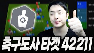 타겟터 전술  축구도사 42211와 결합 FC Online 피파4 한승엽 [upl. by Redlac]