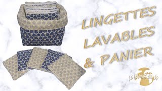 DIY  Je réalise des lingettes lavables et leur panier [upl. by Alysoun145]