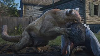 Playing as CougarPanther in Red Dead Redemption 2 [upl. by Irena]