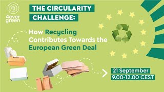 The Circularity Challenge How Recycling Contributes to the EU Green Deal [upl. by Livvyy]