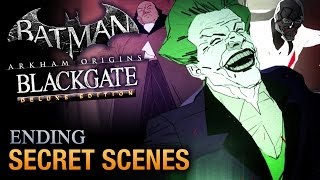 Batman Arkham Origins Blackgate  All PostCredits Scenes Deluxe Edition [upl. by Tudor688]