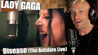 Raw connected brilliant Reaction amp Vocal ANALYSIS Lady Gaga  Disease The Antidote Live [upl. by Ayoral]