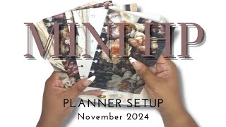 November 2024 Mini Happy Planner setup  refresh [upl. by Nomla408]