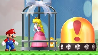 What happens when Mario rescues Peach in the first Level [upl. by Phaih]