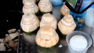 Tender Coconut Snowball Melaka Malaysia [upl. by Mittel]