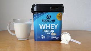 Bodylab24 Whey Protein im Test  Streng genommen kein Whey Proteinkonzentrat [upl. by Skipp655]