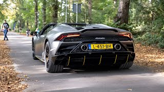 Lamborghini Huracan EVO with Akrapovic Exhaust  LOUD Revs amp Accelerations [upl. by Cornwell]