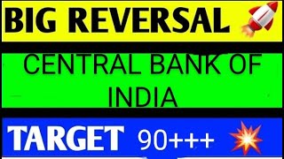 CENTRAL BANK OF INDIA SHARE LATEST NEWS TODAY CENTRAL BANK SHARE TARGETCENTRAL BANK ANALYSIS [upl. by Lewellen534]