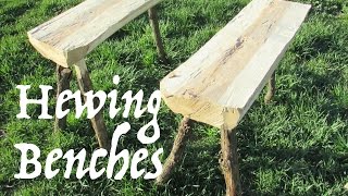 Making simple Hewing Benches [upl. by Blandina]