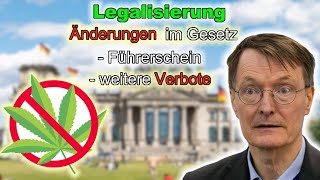 Gesetz Änderung Cannabis Legalisierung  Neue Verbote und Führerschein [upl. by Dianemarie]