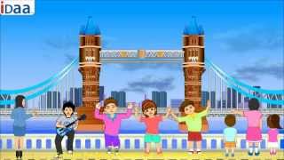 London Bridge IDaa Preschool Kids Rhymes HD version [upl. by Rehctaht]